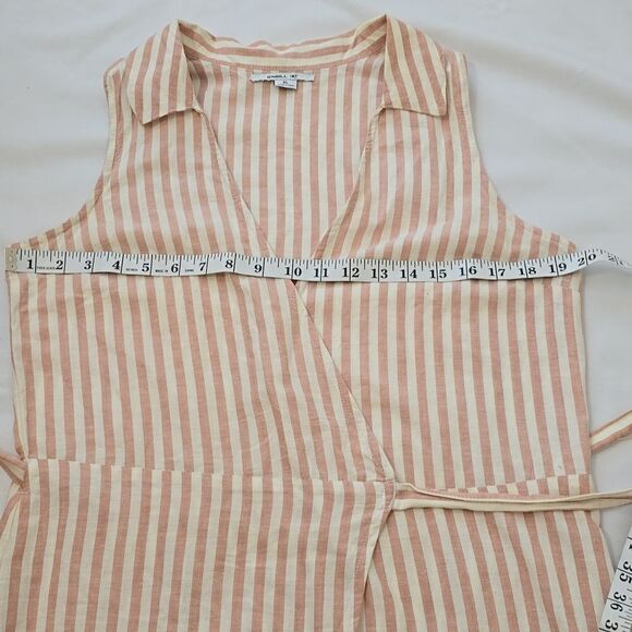 O’Neill red stripe wrap dress XL - Picture 6 of 9
